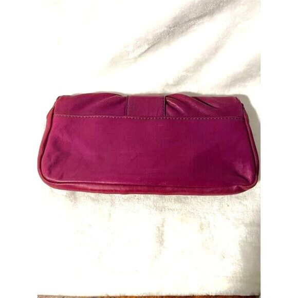 Michael Kors  Leather Clutch Gold Hardware Women's Bag - Picture 2 of 12